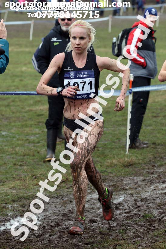 Senior womens 2018 British Inter Counties Cross Country Champs., Prestwold Hall, Loughborough. Photo: David T. Hewitson/Sports for All Pics